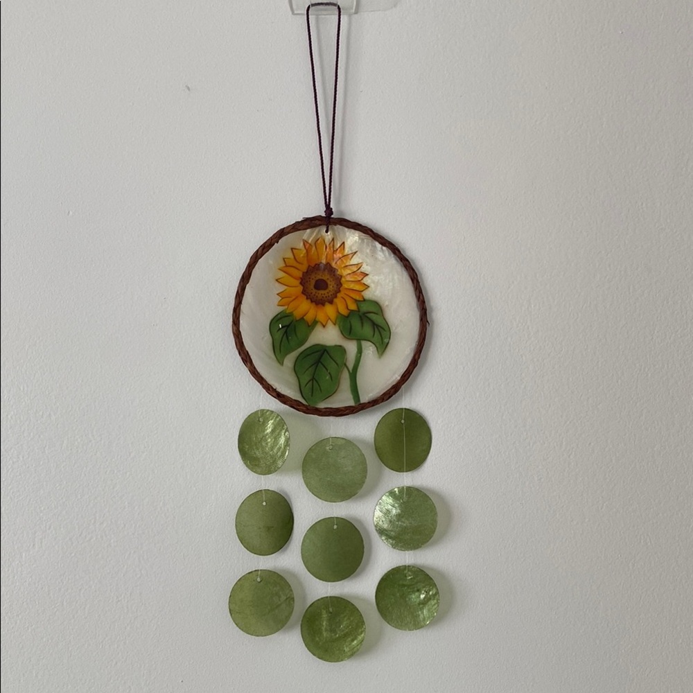 Sunflower Sun Catcher Wind Chime